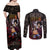 Luffy Gear 4- One Piece Couples Matching Off Shoulder Maxi Dress and Long Sleeve Button Shirt Pattern Manga Mix Anime Style