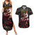 Luffy Gear 4- One Piece Couples Matching Summer Maxi Dress and Hawaiian Shirt Pattern Manga Mix Anime Style