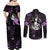 Beerus - Dragon Ball Couples Matching Off Shoulder Maxi Dress and Long Sleeve Button Shirt Pattern Anime Mix Manga Style