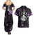 Beerus - Dragon Ball Couples Matching Summer Maxi Dress and Hawaiian Shirt Pattern Anime Mix Manga Style