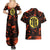 Son Goku - Dragon Ball Couples Matching Summer Maxi Dress and Hawaiian Shirt Pattern Anime Mix Manga Style