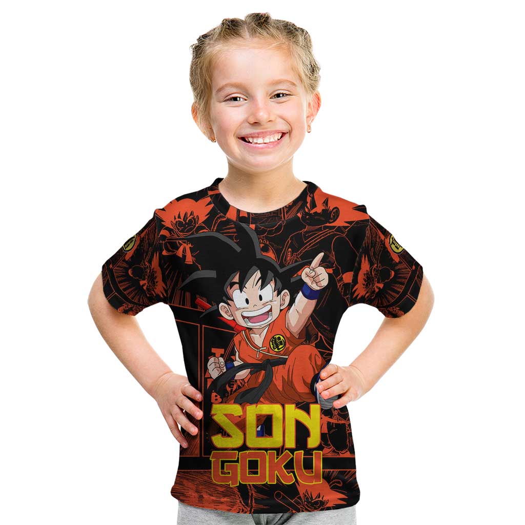 Son Goku - Dragon Ball Kid T Shirt Pattern Anime Mix Manga Style