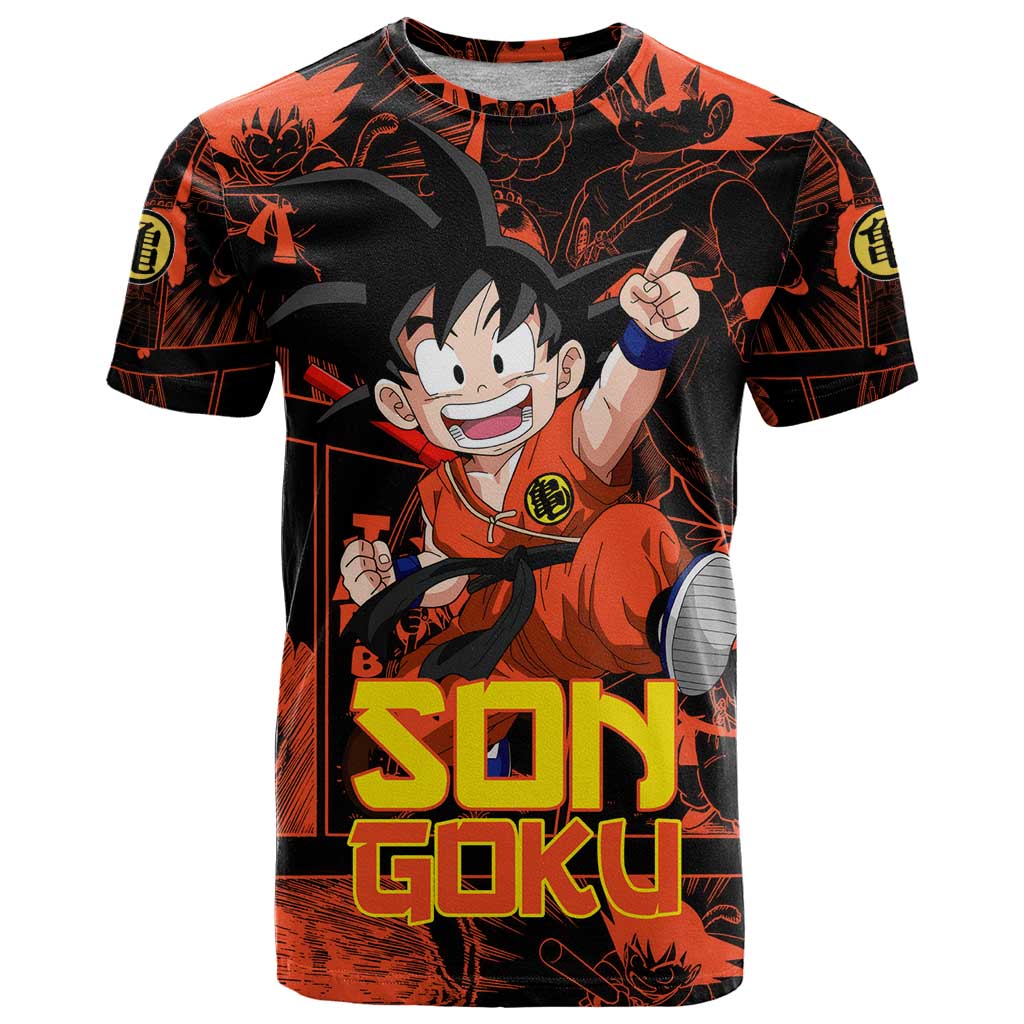 Son Goku - Dragon Ball T Shirt Pattern Anime Mix Manga Style