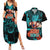 Son Goku - Dragon Ball Couples Matching Summer Maxi Dress and Hawaiian Shirt Anime Mix Manga Style