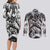 Garou - One Punch Man Couples Matching Long Sleeve Bodycon Dress and Long Sleeve Button Shirt Anime Mix Manga Style