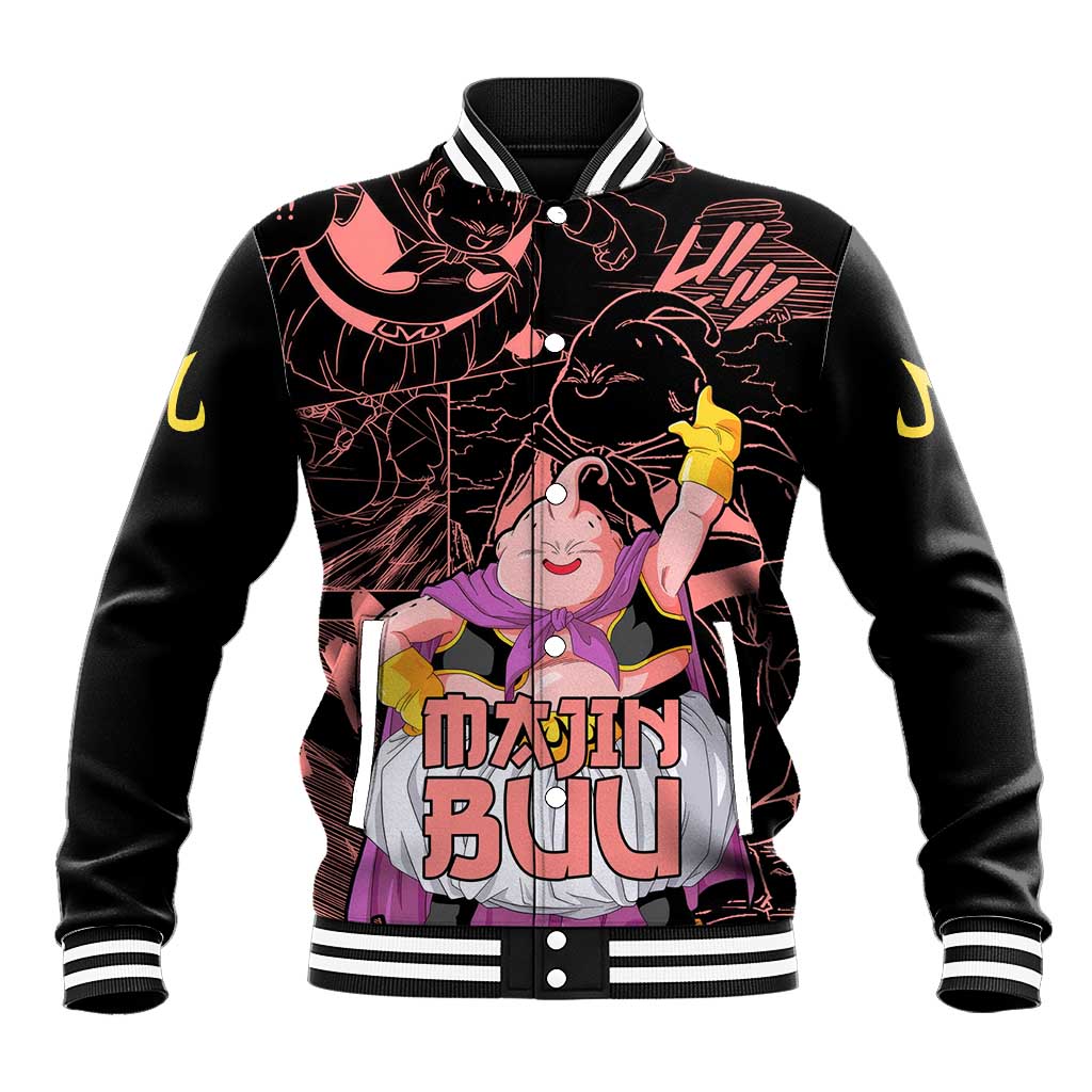 Majin Buu - Dragon Ball Baseball Jacket Anime Mix Manga Style