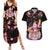 Majin Buu - Dragon Ball Couples Matching Summer Maxi Dress and Hawaiian Shirt Anime Mix Manga Style