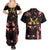 Majin Buu - Dragon Ball Couples Matching Summer Maxi Dress and Hawaiian Shirt Anime Mix Manga Style