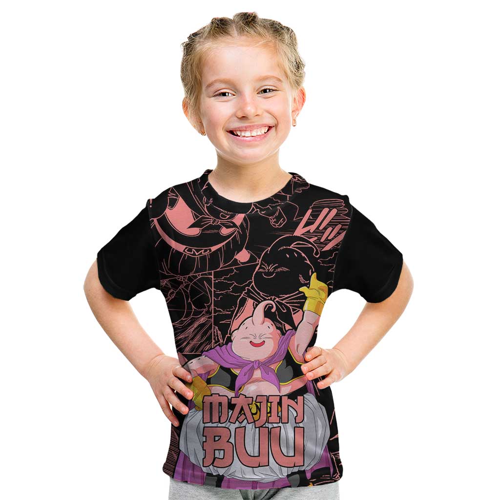 Majin Buu - Dragon Ball Kid T Shirt Anime Mix Manga Style