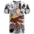 Saitama - One Punch Man T Shirt Anime Mix Manga Style