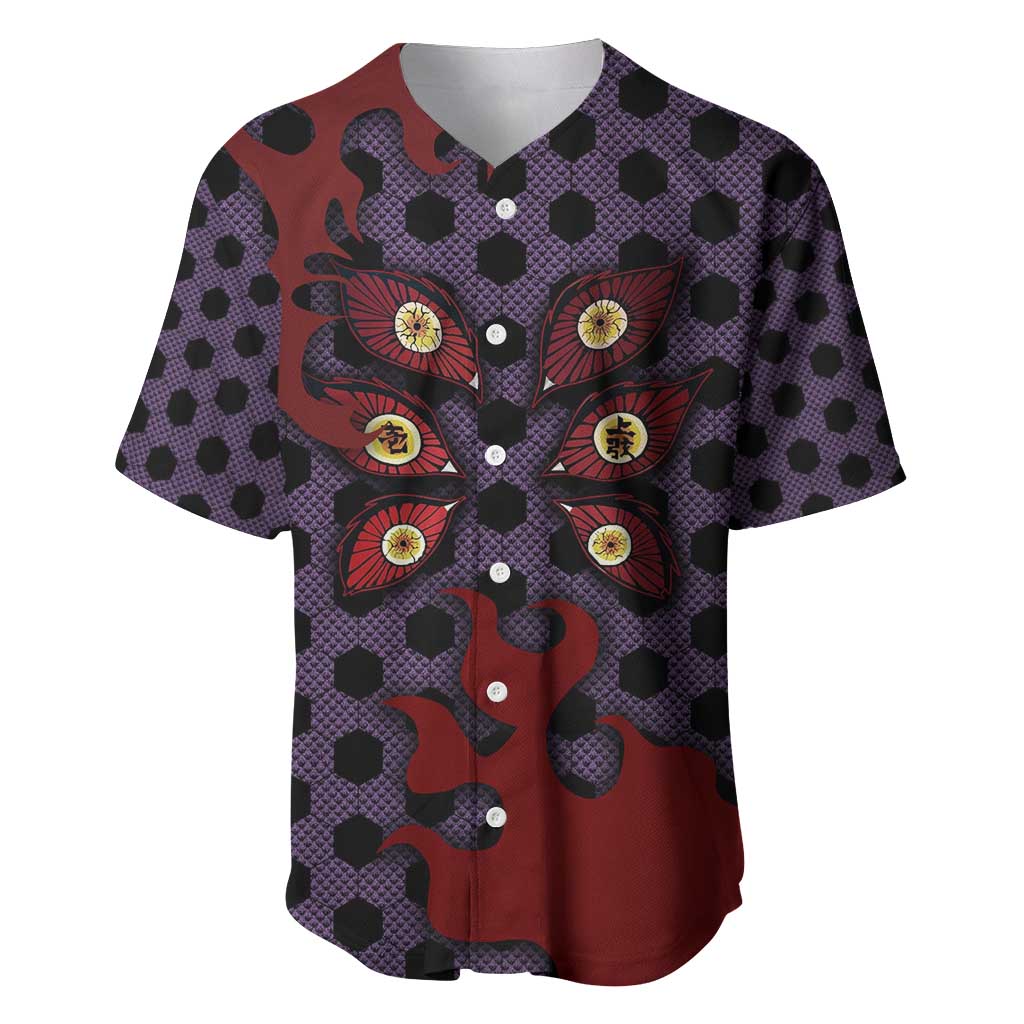 Kokushibou - Demon Slayer Baseball Jersey Anime Style