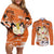 Meowth - Pokemon Couples Matching Off Shoulder Short Dress and Long Sleeve Button Shirt Anime Style