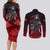 Akatsuki Itachi Uchiha - Naruto Couples Matching Long Sleeve Bodycon Dress and Long Sleeve Button Shirt Anime Style