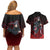 Akatsuki Itachi Uchiha - Naruto Couples Matching Off Shoulder Short Dress and Hawaiian Shirt Anime Style