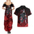 Akatsuki Itachi Uchiha - Naruto Couples Matching Summer Maxi Dress and Hawaiian Shirt Anime Style