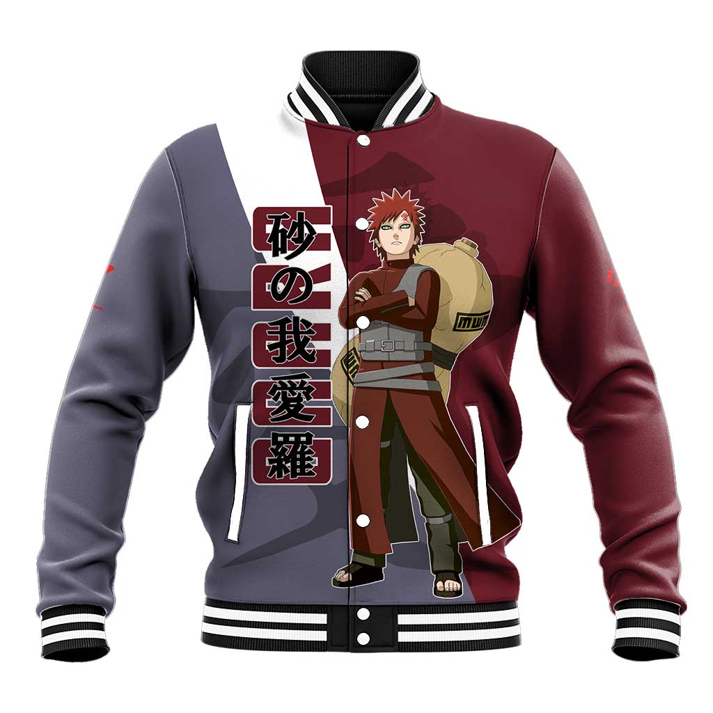 Gaara - Naruto Baseball Jacket Anime Style