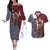 Gaara - Naruto Couples Matching Off The Shoulder Long Sleeve Dress and Hawaiian Shirt Anime Style