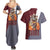 Gaara - Naruto Couples Matching Summer Maxi Dress and Hawaiian Shirt Anime Style