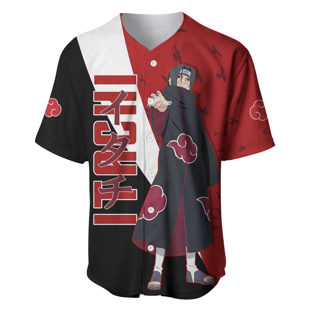 Uchiha Itachi - Naruto Baseball Jersey Anime Style