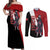 Uchiha Itachi - Naruto Couples Matching Off Shoulder Maxi Dress and Long Sleeve Button Shirt Anime Style