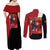 Uchiha Itachi - Naruto Couples Matching Off Shoulder Maxi Dress and Long Sleeve Button Shirt Anime Style