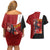 Uchiha Itachi - Naruto Couples Matching Off Shoulder Short Dress and Hawaiian Shirt Anime Style