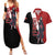 Uchiha Itachi - Naruto Couples Matching Summer Maxi Dress and Hawaiian Shirt Anime Style