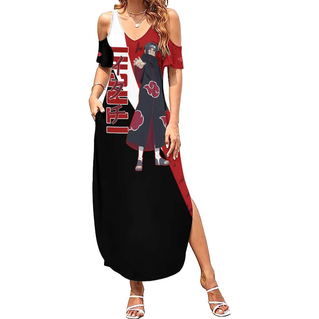 Uchiha Itachi - Naruto Summer Maxi Dress Anime Style