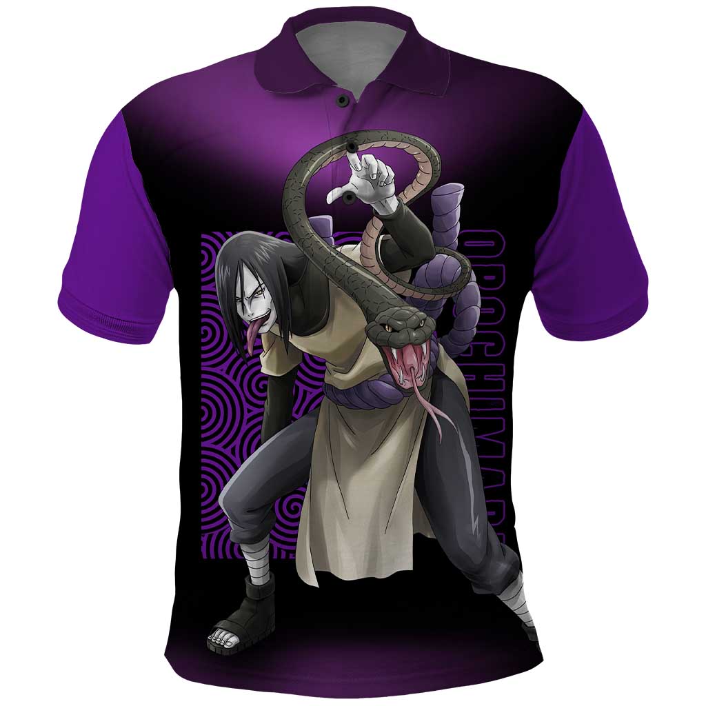 Orochimaru - Naruto Polo Shirt Anime Style