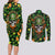 happy-st-patricks-day-skull-couples-matching-long-sleeve-bodycon-dress-and-long-sleeve-button-shirts