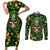 happy-st-patricks-day-skull-couples-matching-short-sleeve-bodycon-dress-and-long-sleeve-button-shirts