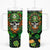 Happy St. Patrick's Day Skull Tumbler With Handle