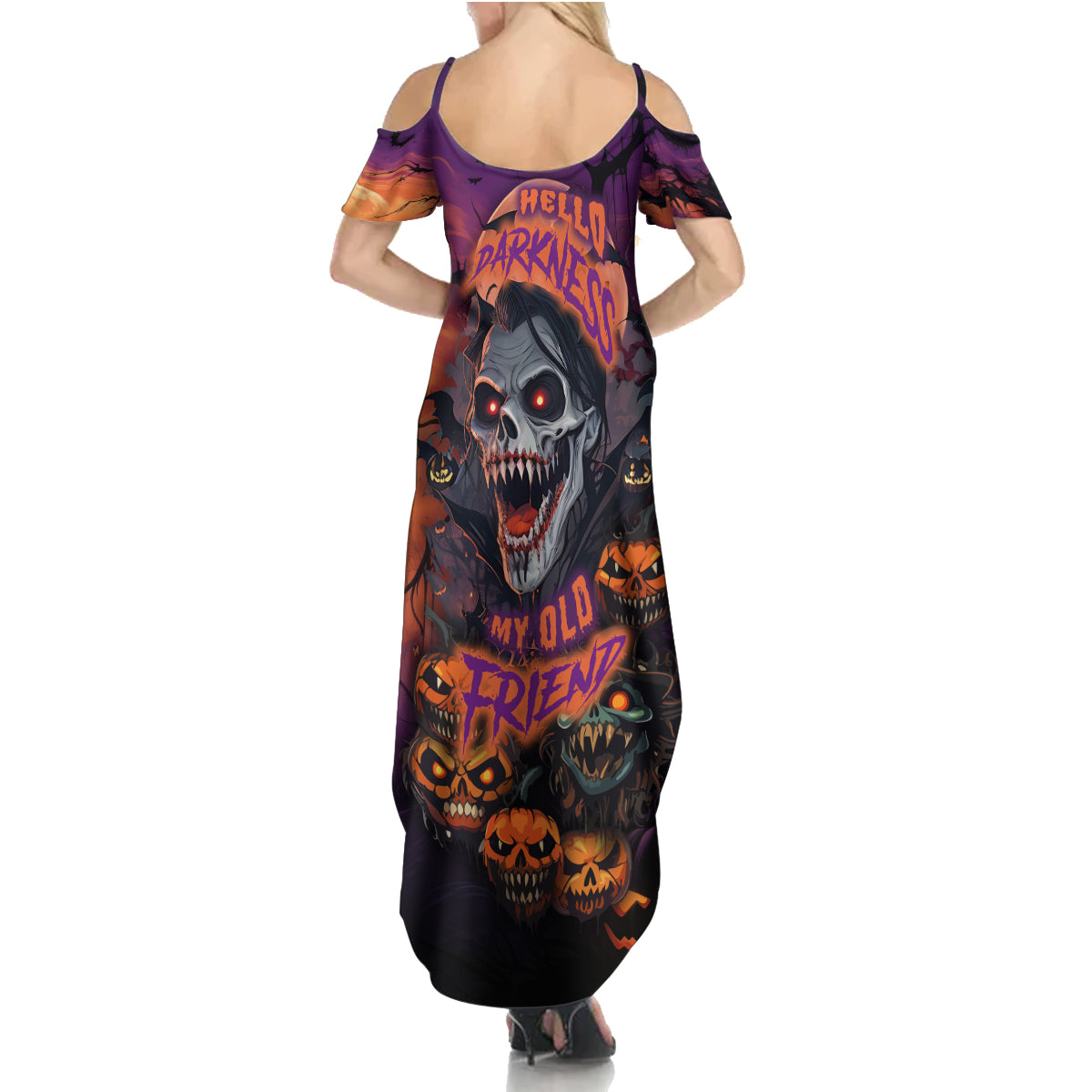 halloween-skull-summer-maxi-dress-hello-darkness-my-old-friend