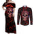 dont-cry-skull-couples-matching-off-shoulder-maxi-dress-and-long-sleeve-button-shirts