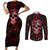 dont-cry-skull-couples-matching-short-sleeve-bodycon-dress-and-long-sleeve-button-shirts