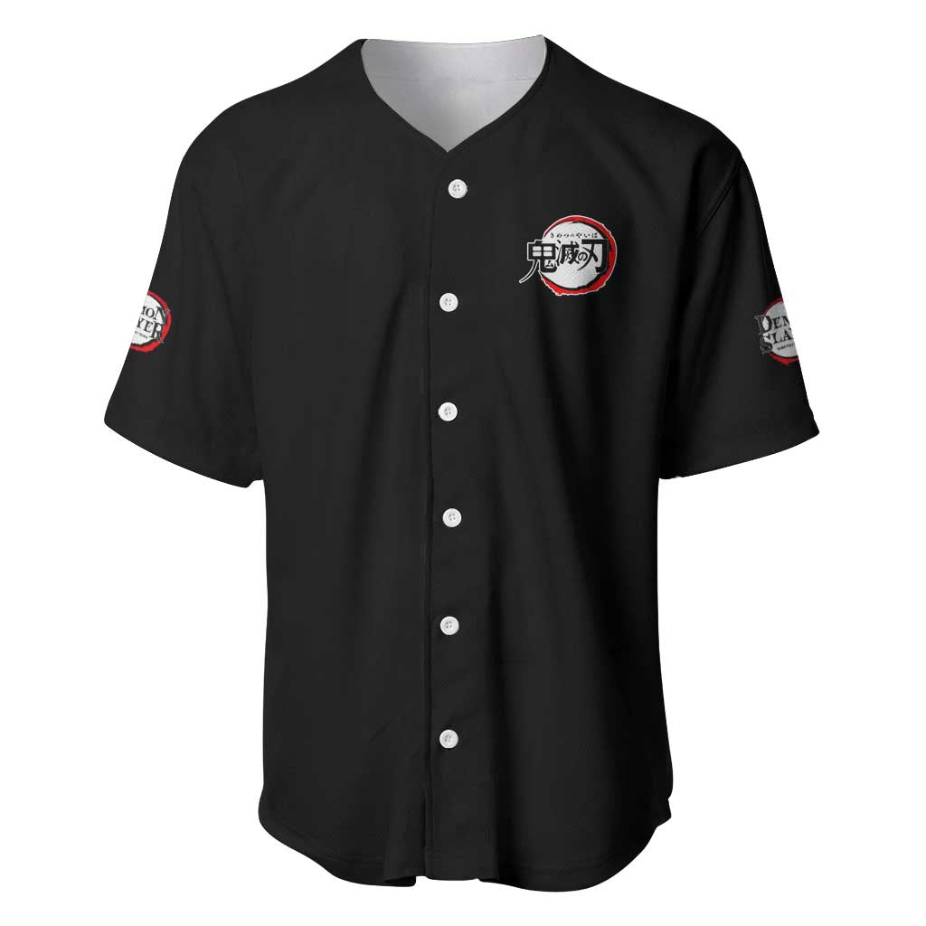 Kyojuro Rengoku vs Akaza Demon Slayer Baseball Jersey Anime Style