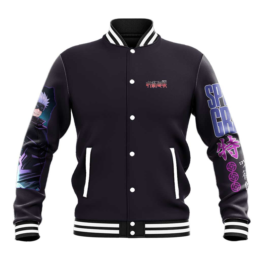 Satoru Gojo V3 Jujutsu Kaisen Baseball Jacket Anime Style