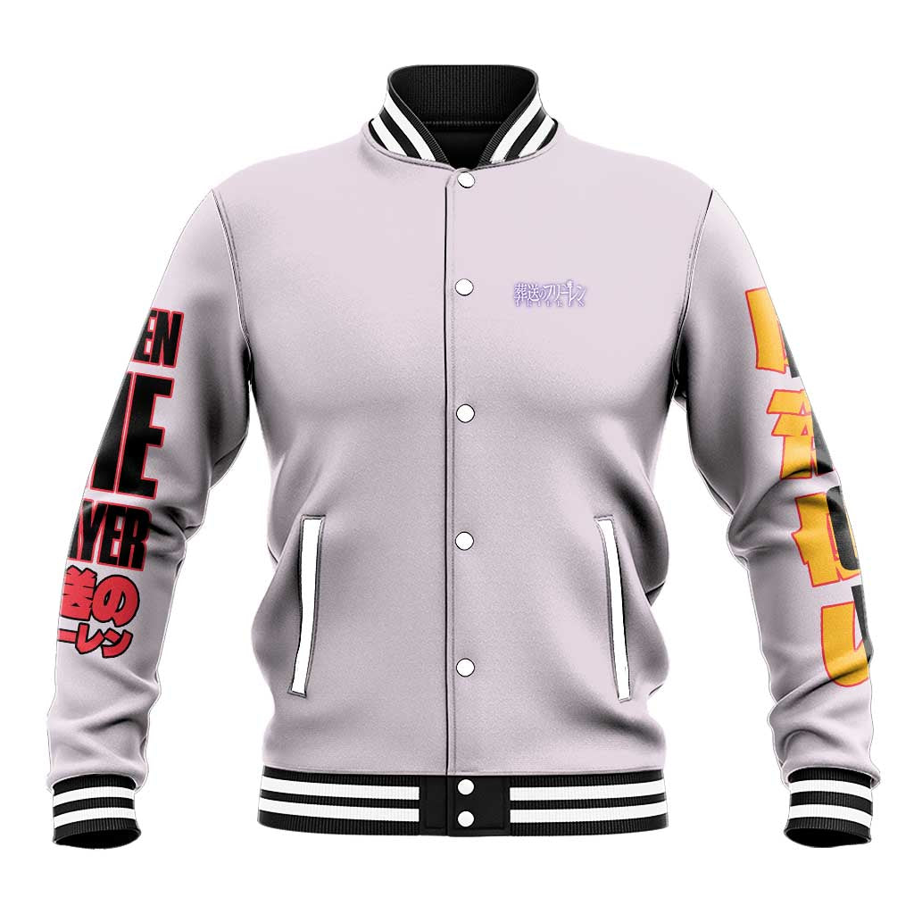 Frieren V2 Frieren Beyond Journey’s End Baseball Jacket Anime Style