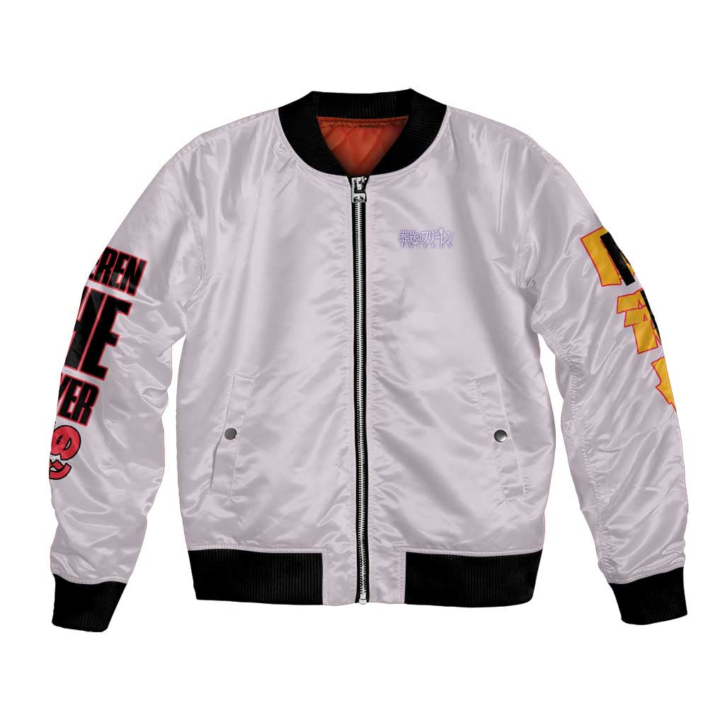 Frieren V2 Frieren Beyond Journey’s End Bomber Jacket Anime Style