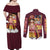 Monkey D. Luffy V3 One Piece Couples Matching Off Shoulder Maxi Dress and Long Sleeve Button Shirt Anime Style