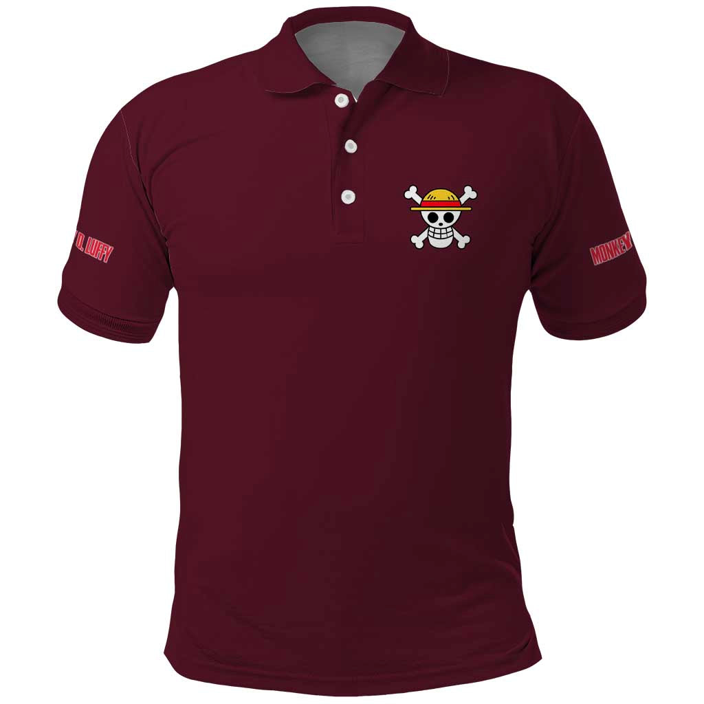 Monkey D. Luffy V3 One Piece Polo Shirt Anime Style