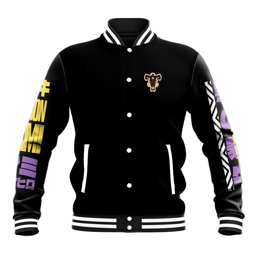 Yami Sukehiro V3 Black Clover Baseball Jacket Anime Style