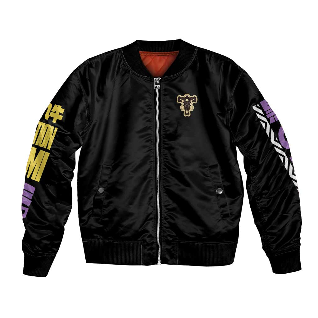 Yami Sukehiro V3 Black Clover Bomber Jacket Anime Style