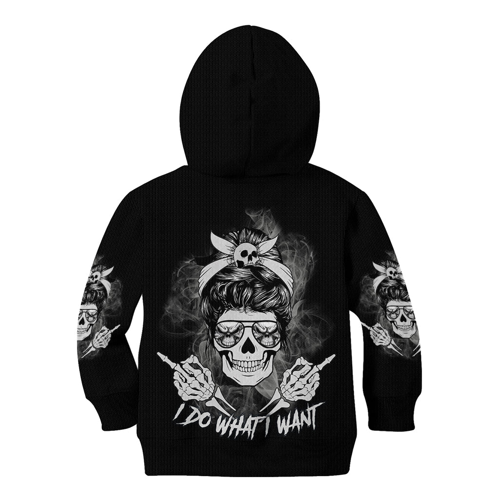 i-do-what-i-want-skull-black-and-white-kid-hoodie