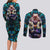 Trippy Josuke Shining Diamond Jojo’s Bizarre Adventure Couples Matching Long Sleeve Bodycon Dress and Long Sleeve Button Shirt Anime Mix Abstracs Style