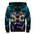 Trippy Josuke Shining Diamond Jojo’s Bizarre Adventure Sherpa Hoodie Anime Mix Abstracs Style