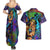 Trippy Jolyne Cujoh Stone Ocean Jojo’s Bizarre Adventure Couples Matching Summer Maxi Dress and Hawaiian Shirt Anime Mix Abstracs Style