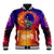 Space Samurai Tanjiro Demon Slayer Baseball Jacket Anime Mix Abstracs Style