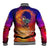 Space Samurai Tanjiro Demon Slayer Baseball Jacket Anime Mix Abstracs Style