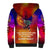 Space Samurai Tanjiro Demon Slayer Sherpa Hoodie Anime Mix Abstracs Style